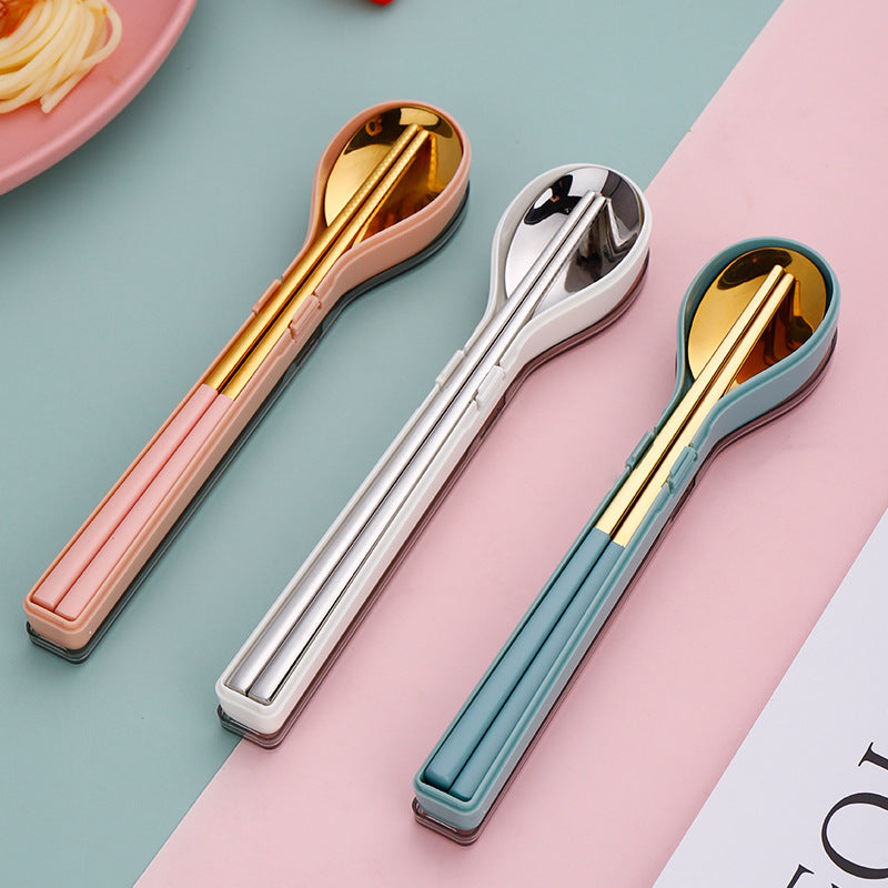 Wholesale Stainless Steel Spoon Chopsticks Set